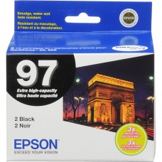 Epson T097120-D2 97 Extra-High Capacity Black Ink Cartridge (2 Pack) | 010343871342