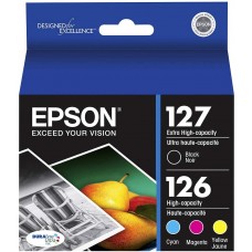 Epson T127120-BCS DURABrite Ultra Black & Color Combo Pack Extra High Capacity - -Cartridge - -Ink | 010343903159