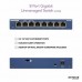 NETGEAR 8-Port Gigabit Ethernet Unmanaged Switch (GS108) – Desktop, and ProSAFE Limited Lifetime Protection(606449070156)