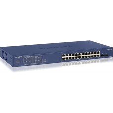 NETGEAR GS724TP-200NAS 24-Port Gigabit Ethernet Smart Managed Pro Switch, 190W - 606449119268