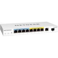 NETGEAR 10-Port Ultra60 PoE Gigabit Ethernet Smart Switch (GS110TUP-100NAS, 606449146318)