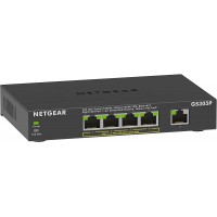 Netgear GS305P-200NAS 5-Port Gigabit PoE+ Compliant Unmanaged Switch - 606449151398